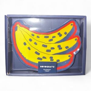 Novogratz Vibrant Banana Trinket Tray​